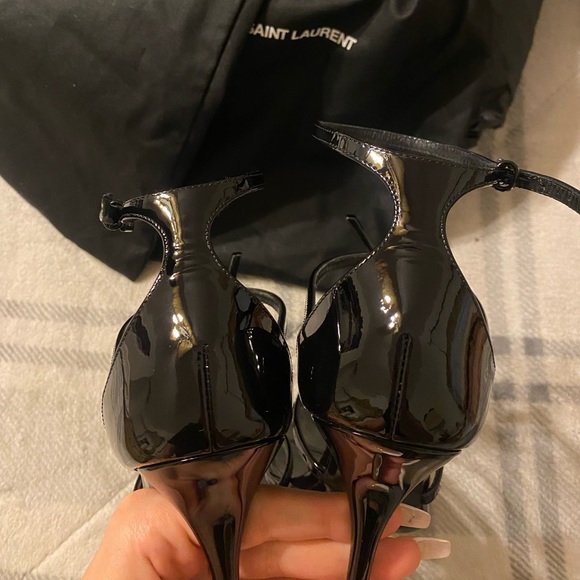 $1300 new from store - Yves saint laurent Cassandra heels black patent leather - Picture 10 of 12